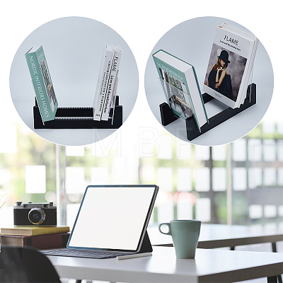 Foldable Acrylic Record Album Display Stands ODIS-WH0086-118B-1