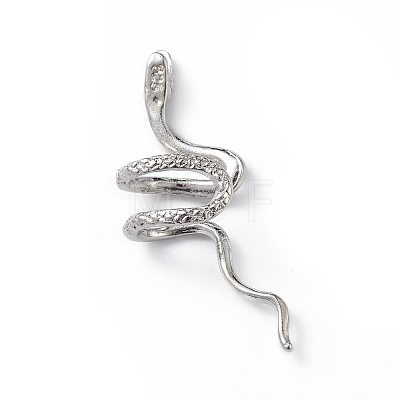 Alloy Snake Cuff Earrings EJEW-L263-01P-1