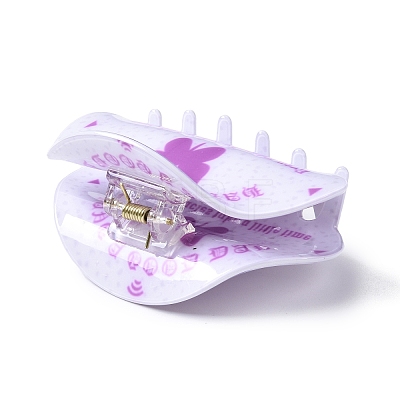 Butterfly Pattern PVC Claw Hair Clips PHAR-M013-02A-1