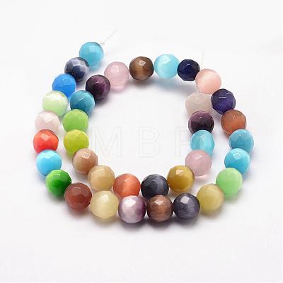 Cat Eye Beads Strands CE-k002-10mm-01-1