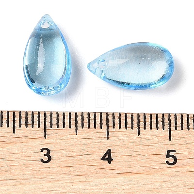 Transparent Glass Charms GLAA-U002-01E-1