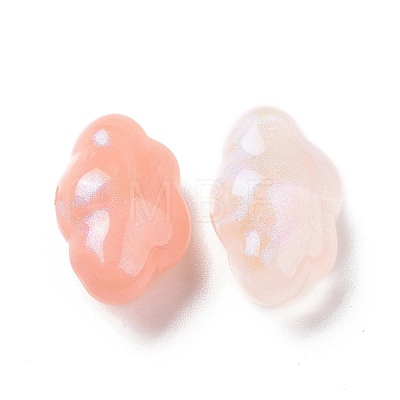 Opaque Acrylic Beads OACR-E014-17C-1