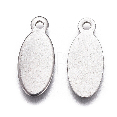 Tarnish Resistant 201 Stainless Steel Stamping Blank Tag Pendants X-STAS-F207-29P-1