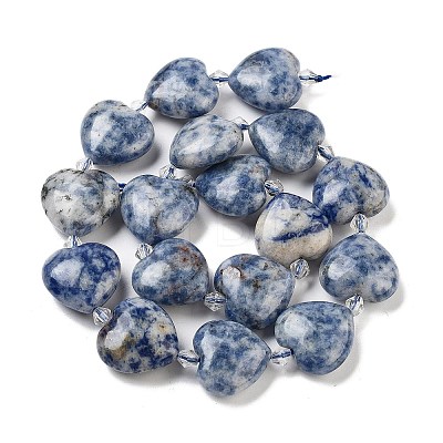 Natural Blue Spot Jasper Beads Strands G-C150-A27-01-1