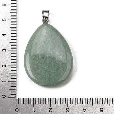Natural Green Aventurine Pendants G-F820-14P-13-1