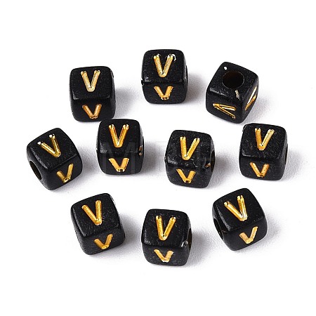 Opaque Acrylic Beads SACR-T035-20V-1