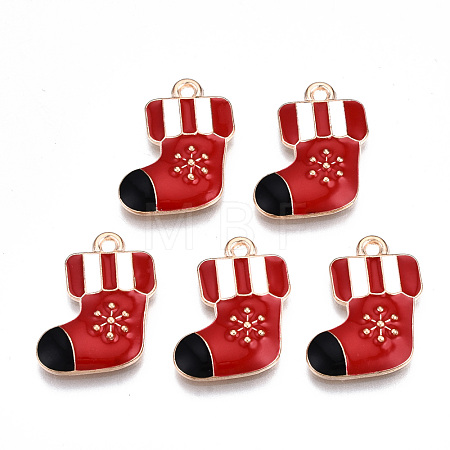 Alloy Enamel Pendants X-ENAM-Q442-037-RS-1