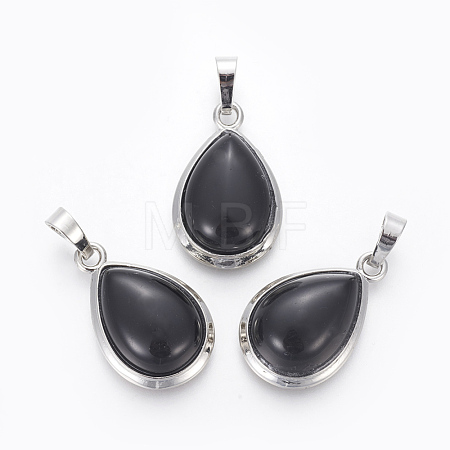 Natural Agate Pendants G-L512-C28-1