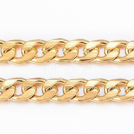 Ion Plating(IP) 304 Stainless Steel Cuban Link Chains CHS-H009-33G-1