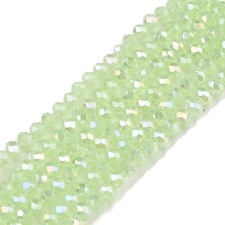Electroplate Glass Beads Strands EGLA-A044-J2mm-B08-1