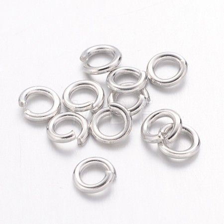 Brass Open Jump Rings JRC4mm-NF-1