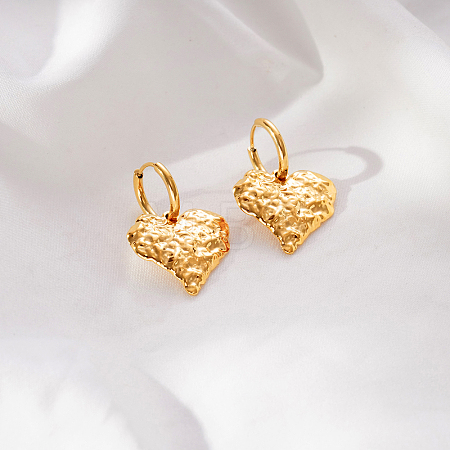 304 Stainless Steel Hoop Dangle Earrings for Women DN9984-2-1