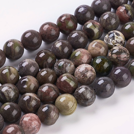 Natural Gemstone Beads Strands G-D062-8mm-1-1
