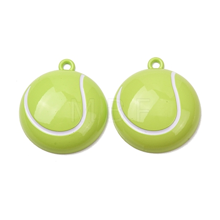 Baking Paint Alloy Pendants AL-CBAFE77-02A-06-1