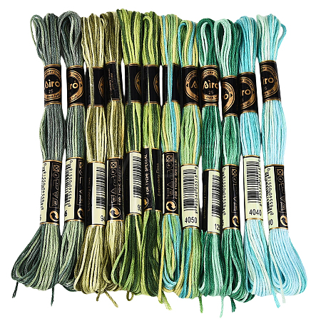 6-Ply Polyester Embroidery Floss OCOR-WH20074-15N-1