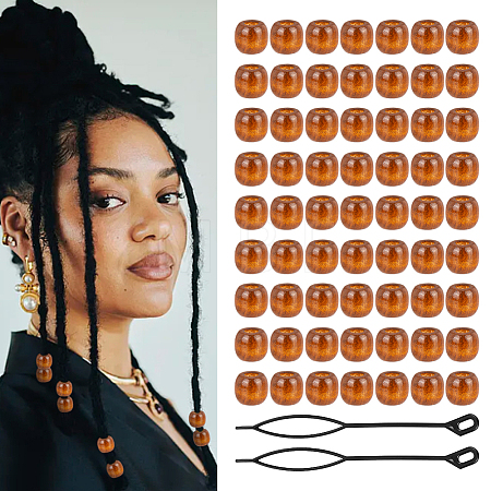 100Pcs Wood Beads DIY-ME0002-92A-1
