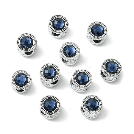 Alloy Acrylic European Beads FIND-YWC0011-04G-1