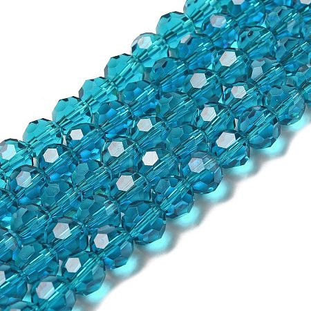 Transparent Glass Beads EGLA-A035-T10mm-D12-1