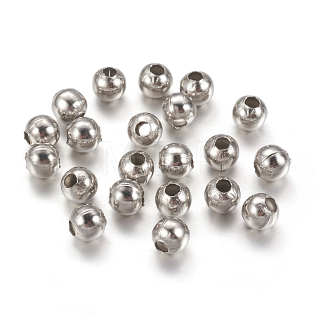 Tarnish Resistant 304 Stainless Steel Spacer Beads STAS-I020-08-1