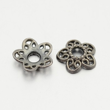 Tibetan Style Alloy Bead Caps LS-K0P34051-1