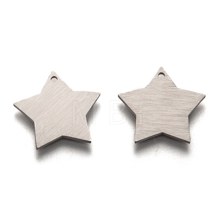 Tarnish Resistant 304 Stainless Steel Pendants STAS-O133-03F-P-1