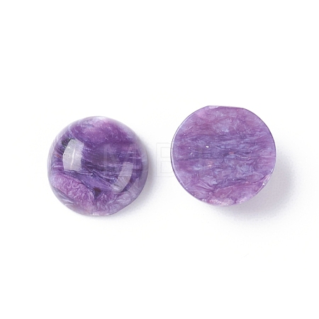 Natural Charoite Cabochons G-E557-08B-1