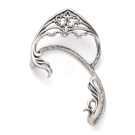 316 Surgical Stainless Steel Cuff Earrings EJEW-E300-05AS-04A-1