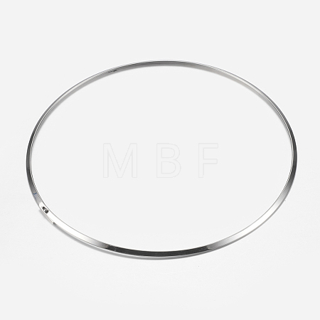 Tarnish Resistant 304 Stainless Steel Choker Necklaces NJEW-I101-001P-1