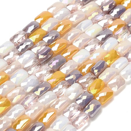 Electroplate Glass Beads Strands EGLA-P068-01A-09-1