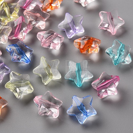 Transparent Acrylic Beads TACR-S154-22A-1