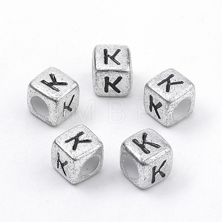 Plated Acrylic Beads PB43C9308-K-1