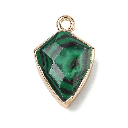 Synthetic Malachite Pendants G-K422-01G-02-1