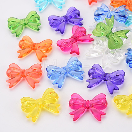 Transparent Acrylic Beads TACR-S154-56B-1