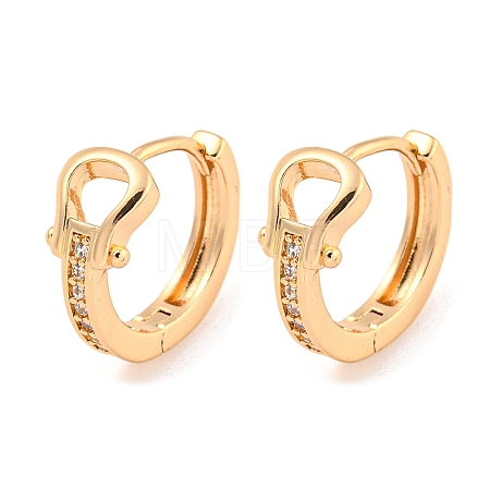 Brass Micro Pave Cubic Zirconia Hoop Earrings EJEW-A107-04D-KCG-1