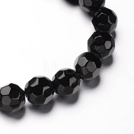 Faceted(32 Facets) Round Glass Bead Strands GLAA-M031-02-6mm-1
