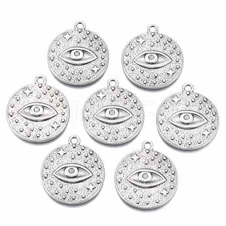 Tibetan Style Alloy Pendants PALLOY-S120-279-NR-1