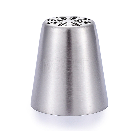 Non-Tarnish Leaf Stainless Steel Russian Piping Tips DIY-D036-27P-1