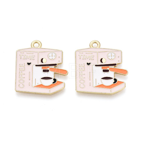 Alloy Enamel Pendants PALLOY-T093-17G-1