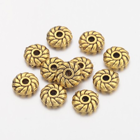 Tibetan Style Alloy Spacer Beads GLF10764Y-NF-1