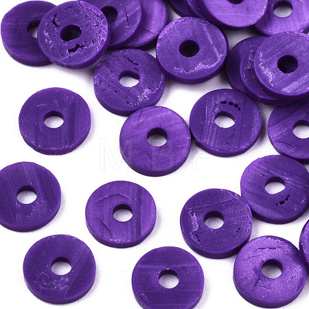 Handmade Polymer Clay Beads X-CLAY-Q251-6.0mm-98-1