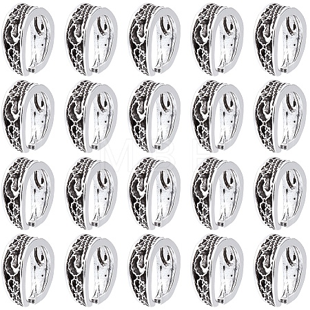 80Pcs Alloy Snap on Bails FIND-SC0023-85-1
