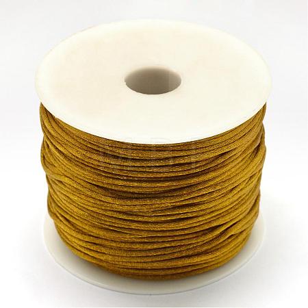 Nylon Satin Rattail Cords NWIR-R025-1.0mm-563-1