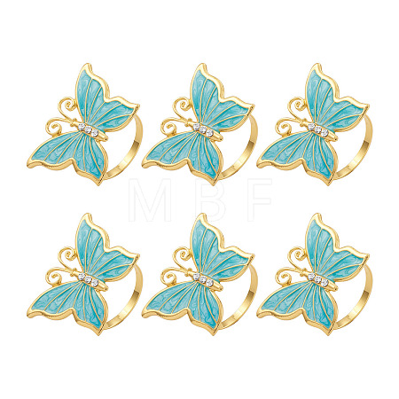 Butterfly Zinc Alloy Napkin Rings X1-EL-TAC0001-10B-1