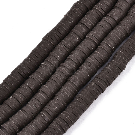 Handmade Polymer Clay Beads Strands CLAY-R089-6mm-110-1