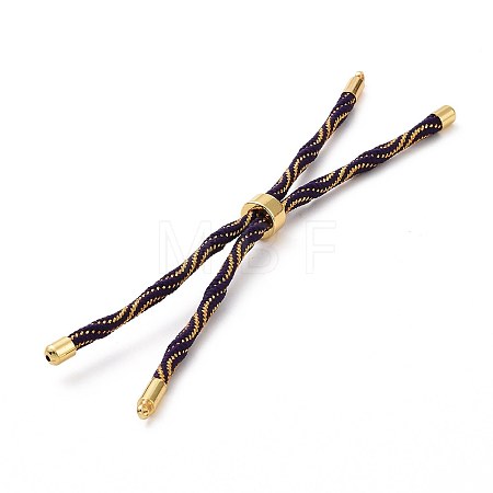 Nylon Cord Silder Bracelets MAK-C003-03G-23-1
