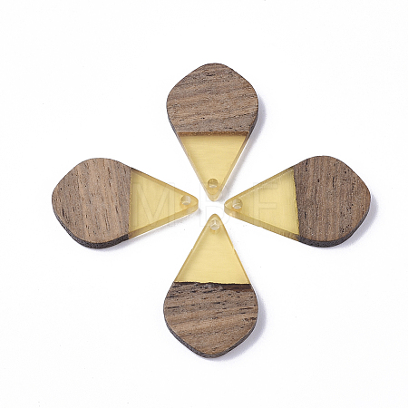 Resin & Wood Pendants X-RESI-S358-23D-1