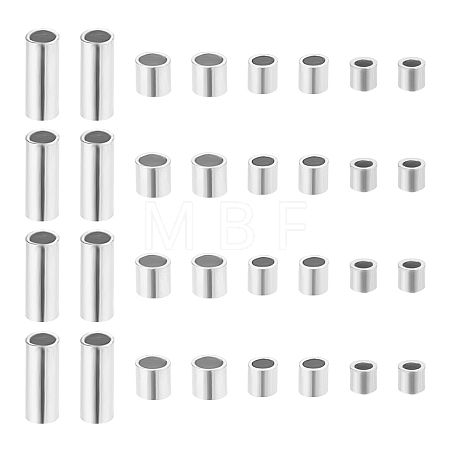 925 Sterling Silver Tube Beads STER-PH0003-46P-1