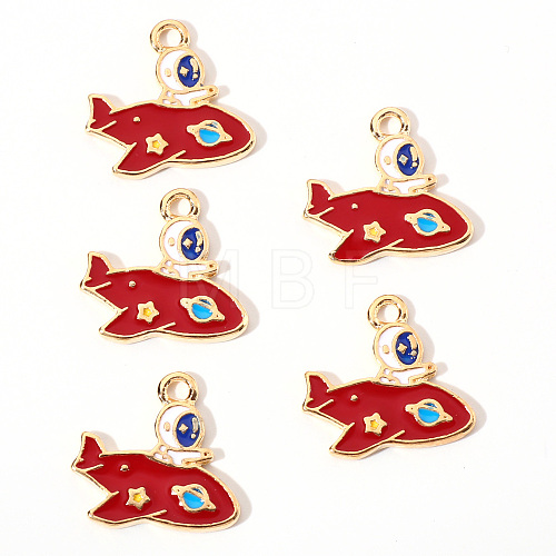 Alloy Enamel Pendants ENAM-S121-137-1