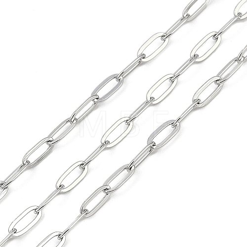 Non-Tarnish 304 Stainless Steel Link Chains CHS-A013-08P-1