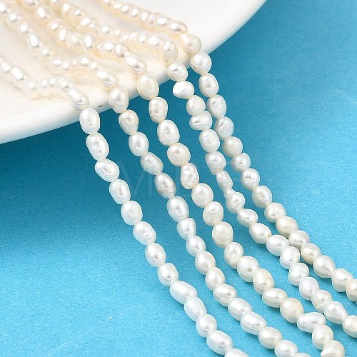 Natural Cultured Freshwater Pearl Beads Strands PEAR-I007-01O-01B-1